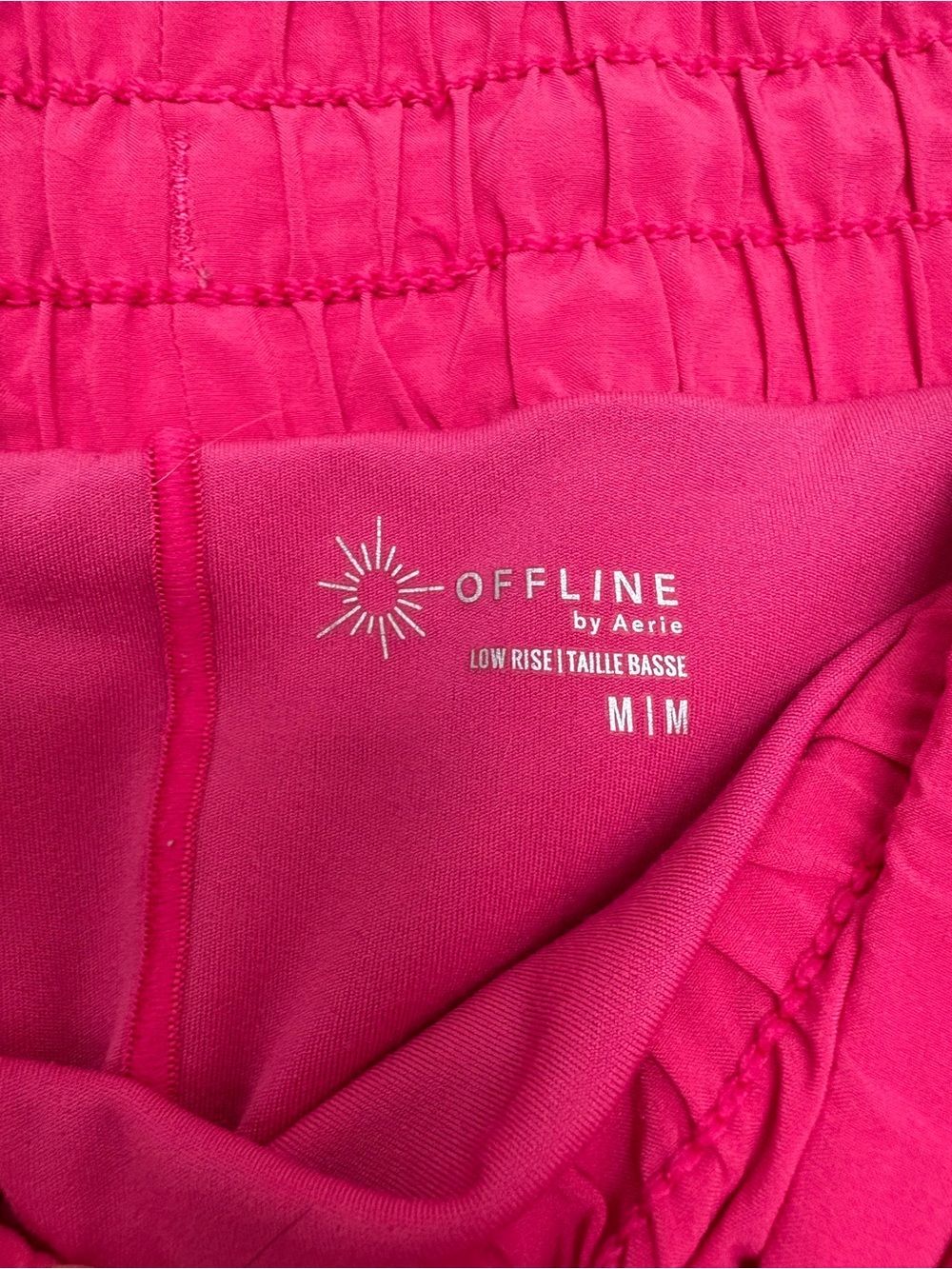 Aerie Bright Pink Athletic Shorts - Picture 2 of 4